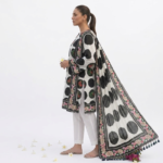 Premium Italian Printed Lawn – 3 Piece Unstitched Suit