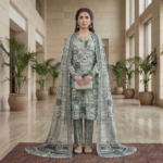 Premium Italian Printed Lawn – 3 Piece Unstitched Suit