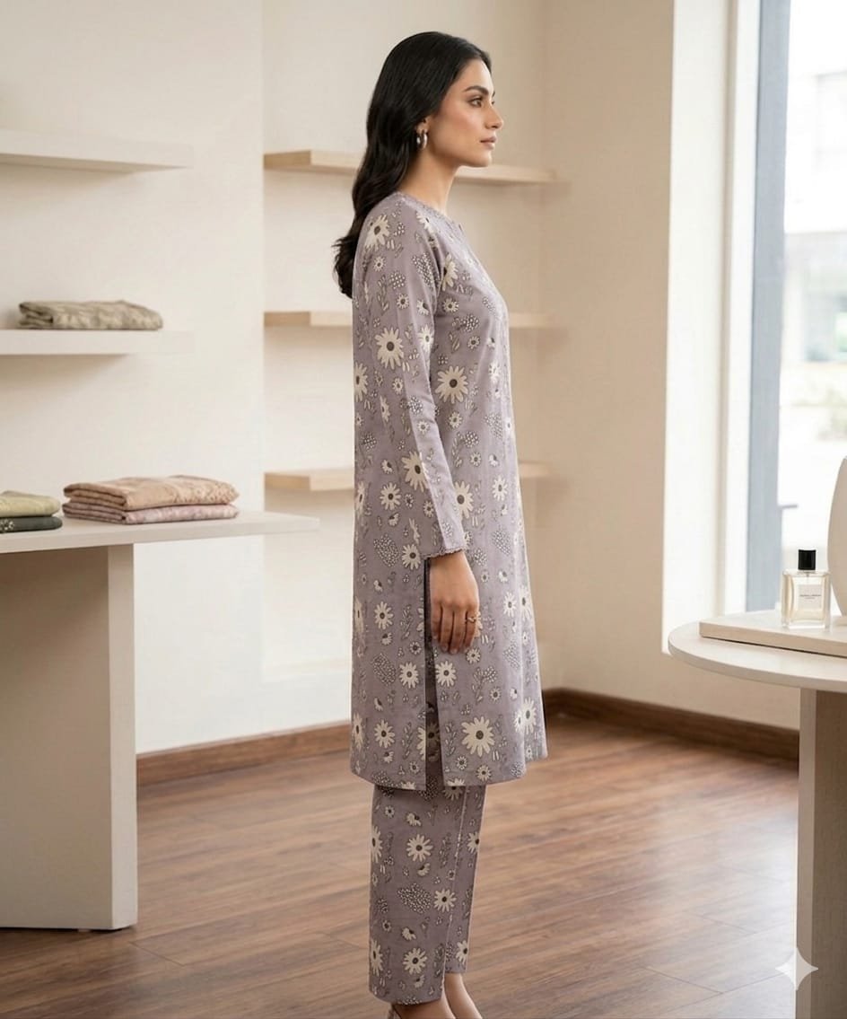 Premium Italian Printed Lawn – 2  Piece All Over