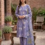 Premium Italian Printed Lawn – 3 Piece Unstitched Suit