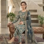 Premium Italian Printed Lawn – 3 Piece Unstitched Suit