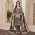 Premium Italian Printed Lawn – 3 Piece Unstitched Suit
