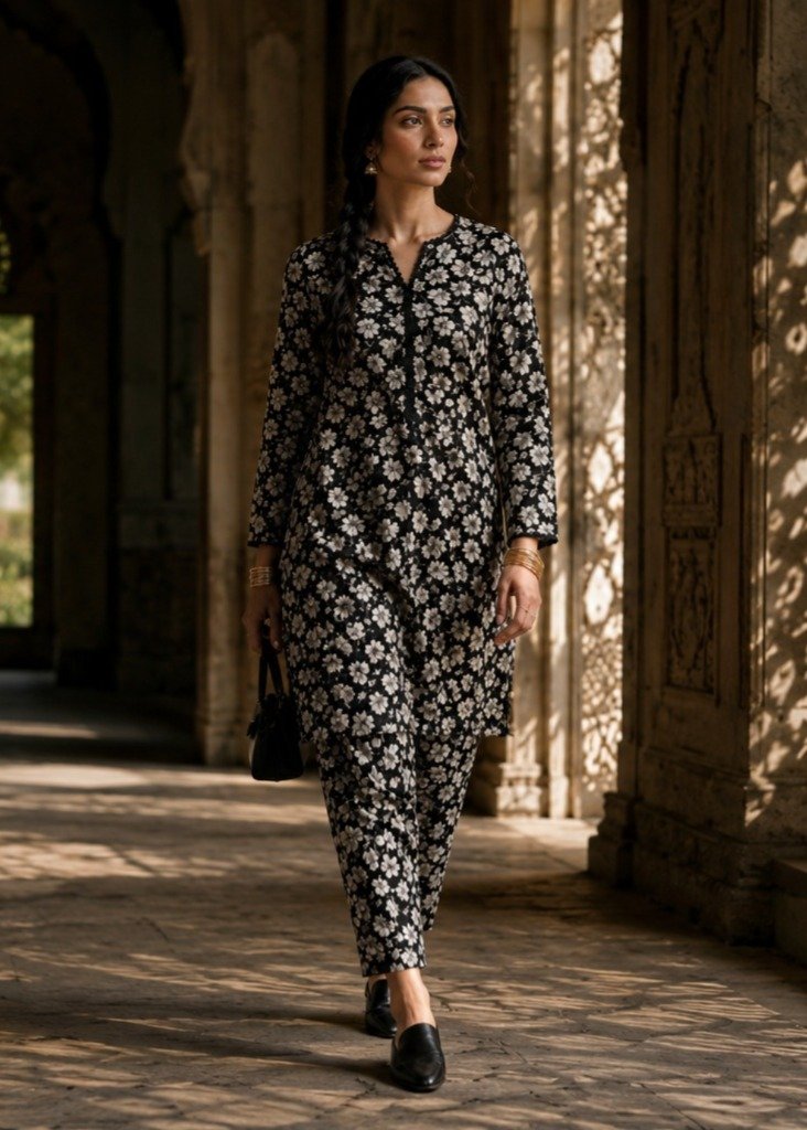 Premium Italian Printed Lawn – 2  Piece All Over